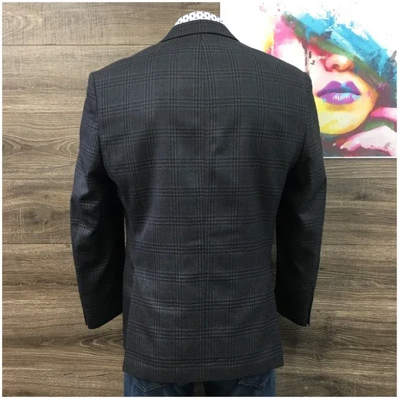 RALPH LAUREN Mens Wool Blazer‎ Sport Coat Casual Jacket Size 42R Classic Suit